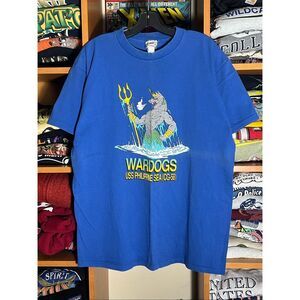 Vintage 90s USS Philippine Sea CG 58 War Dogs Tee